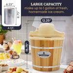 Elite Gourmet 4-Quart Electric Ice Cream Maker