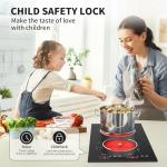 VBGK 12-Inch Electric Cooktop with Touch Control