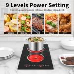 VBGK 12-Inch Electric Cooktop with Touch Control