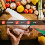 10-Inch Japanese High Carbon Chef Knife - Green