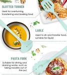 12-Piece Silicone Cooking Utensils Set with Holder