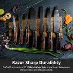 Yatoshi 15-Piece Professional Kitchen Knife Set