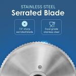 Elite Gourmet Electric Deli Meat Slicer, 7.5