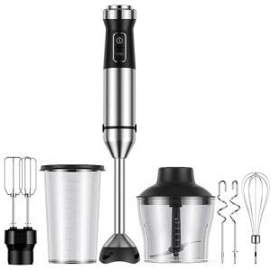 6-in-1 1000W Immersion Blender with Attachments