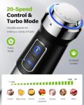 6-in-1 1000W Immersion Blender with Attachments