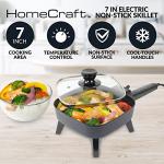 HomeCraft 7-Inch Electric Non-Stick Skillet
