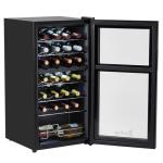 Winado 28-Bottle Dual Zone Wine Cooler Fridge
