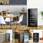 Winado 28-Bottle Dual Zone Wine Cooler Fridge