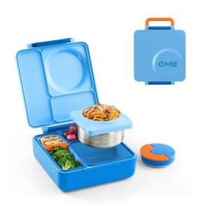 OmieBox Insulated Bento Box for Kids - Blue