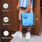 OmieBox Insulated Bento Box for Kids - Blue