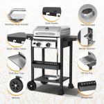 R.W.FLAME 2-Burner Propane Gas Grill for BBQ