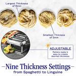 Nuvantee 2-in-1 Pasta Maker with Adjustable Thickness