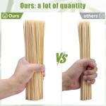 200PCS Bamboo Skewers for BBQ and Parties