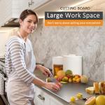 Large Stainless Steel Cutting Board for Kitchen