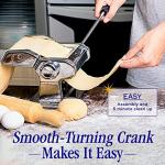 Nuvantee 2-in-1 Pasta Maker with Adjustable Thickness