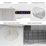 TOWIUOA Portable Mini Dishwasher with 5 Functions