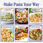Nuvantee 2-in-1 Pasta Maker with Adjustable Thickness