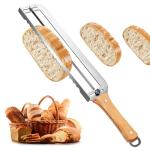 Adjustable Bread Slicer with Thickness Guide