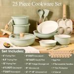 CAROTE 25-Piece Non-Stick Cookware Set
