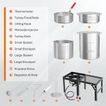 ROVSUN 30QT Turkey & 10QT Fish Fryer Kit