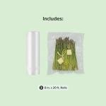 FoodSaver Airtight Vacuum Sealer Bags, 8x20' (3-Pack)