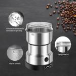 Electric Coffee and Spice Grinder with Stainless Steel Blades