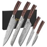 Sunnecko 5-Piece Professional Chef Knife Set