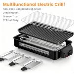 YOHAWJAN 2-in-1 Smokeless Indoor Grill 1500W