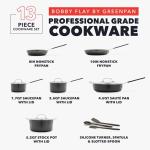 GreenPan by Bobby Flay 13-Piece Nonstick Cookware Set