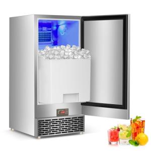 120 LBS Commercial Ice Maker with Cold Bin