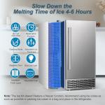 120 LBS Commercial Ice Maker with Cold Bin