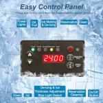 120 LBS Commercial Ice Maker with Cold Bin