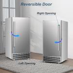 120 LBS Commercial Ice Maker with Cold Bin