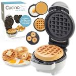 3 in 1 Mini Breakfast Maker for Waffles, Donuts, Eggs