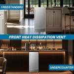 120 LBS Commercial Ice Maker with Cold Bin