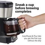 Hamilton Beach 5 Cup Drip Coffee Maker, Compact Design