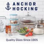 Anchor Hocking Heritage Hill Glass Jar Set