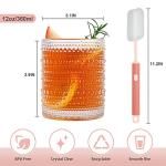 Vintage Glass Drinking Glasses Set of 6