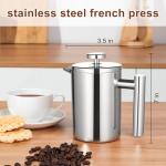 FrutPunch 17oz French Press with Built-in Scale