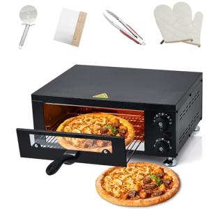 Electric Countertop Pizza Oven with Viewing Window