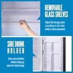 WANAI 5.0 CU.FT 2-Door Refrigerator and Freezer