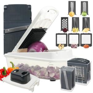 8-in-1 Vegetable Chopper and Mandoline Slicer
