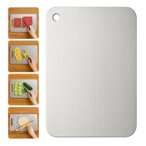 Pure Titanium Non-Stick Cutting Board - Dishwasher Safe