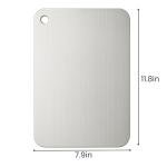 Pure Titanium Non-Stick Cutting Board - Dishwasher Safe