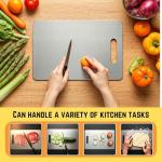 Pure Titanium Non-Stick Cutting Board - Dishwasher Safe