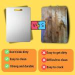 Pure Titanium Non-Stick Cutting Board - Dishwasher Safe