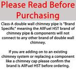 AllFuel 6" x 18" Stainless Steel Chimney Pipe