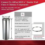 AllFuel 6" x 18" Stainless Steel Chimney Pipe