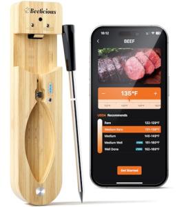 Beelicious Pro Bluetooth Meat Thermometer with App