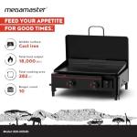 Megamaster Portable 2-Burner Gas Griddle